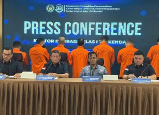 Imigrasi Kendari Gagalkan Penyelundupan Tujuh Warga Tiongkok ke Australia