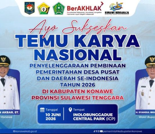 Keren! Konawe Jadi Tuan Rumah Temu Karya Nasional Pemerintah Desa