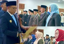 Bupati Konawe Lantik 16 Pejabat Eselon II, Berikut Daftarnya
