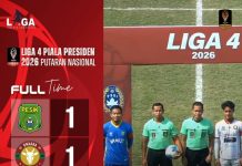 Tahan Imbang Pesik Kuningan 1-1, Unaaha FC Melaju ke-8 Besar Liga 4 Nasional