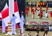 Paskibraka, Teater Perjuangan dan Tari Kolosal Tampil Memukau pada HUT RI di Konawe