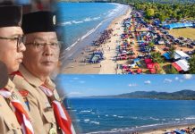 Pesona Tanjung Lalimbue Pikat Pramuka Konawe Buat Kemah Tahunan