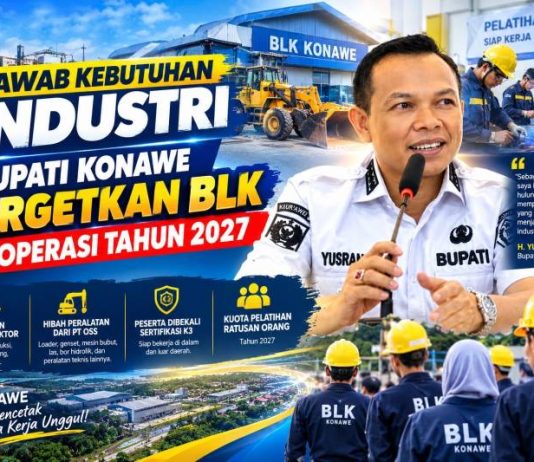 Anak Muda Konawe, Bersiaplah! Balai Latihan Kerja Mulai Beroperasi 2027