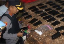 Tim Gabungan Polres dan BNNK Konawe Amankan 57 Saset Sabu di Uepai